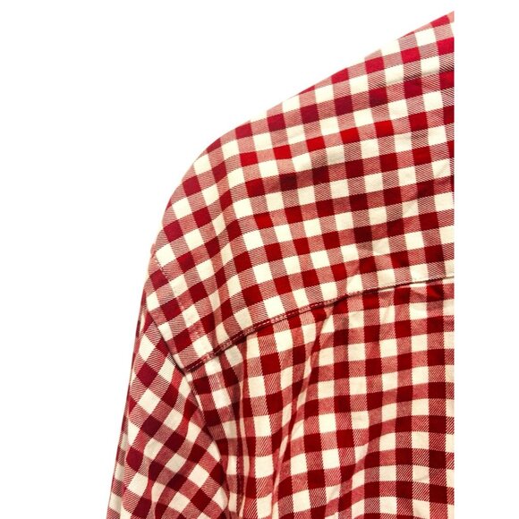 Vineyard Vines Men's Large Classic Fit Tucker Shirt Gingham Red White Check - Picture 14 of 15